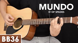 Mundo  IV of Spades Guitar Tutorial [upl. by Valda]