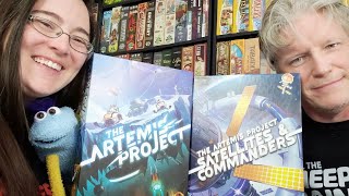 All the Games with Steph The Artemis Project WSatellites and Commanders Expansion [upl. by Annahs]