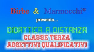 Classe terza primaria  aggettivi qualificativi [upl. by Bob]