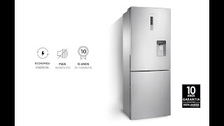 Geladeira Samsung Inverter Frost Free Duplex Inverse BAROSA com 435L Inox Look RL4353RBASLAZ [upl. by Chap]