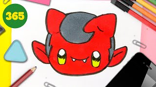 Come disegnare un Diavolo kawaii e carino – Tutorial passo dopo passo [upl. by Brittany]