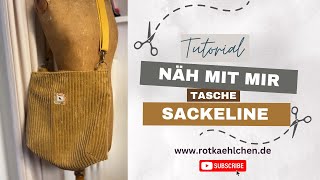 Näh mit mir Tasche Sackeline [upl. by Elleiand]