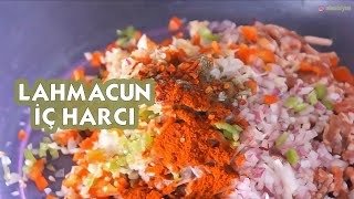 Lahmacun İçi Nasıl Hazırlanır Lahmacun İç Harcı Hazırlama [upl. by Etirugram]