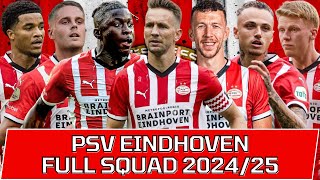 PSV EINDHOVEN FULL SQUAD SEASON 202425  PSV Eindhoven Official Squad [upl. by Karena]