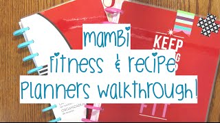 MAMBI Fitness amp Recipe Planners Walkthrough amp Review [upl. by Bekki]