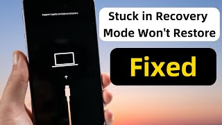 iPhone Stuck in Recovery Mode and Won’t Restore Here’s the Fix Top 4 Ways 2024 [upl. by Michella241]