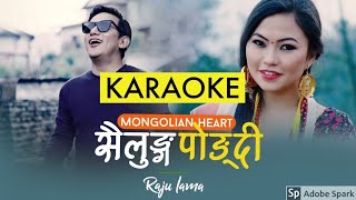 Sailung Pongdi Raju Lama  Karaoke With Lyrics  Nepali Karaoke Tracks  BasserMusic [upl. by Rosenkranz814]