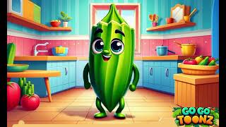 Little Vegetables  Learn Vegetables with Nursery Rhyme and Kids Song I CrayonsNurseryRhymes [upl. by Annaiuq]