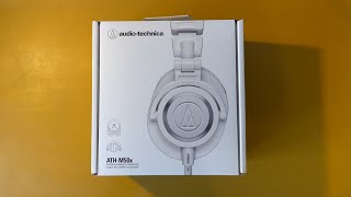 AudioTechnica Ath m50x unboxing [upl. by Rudich]