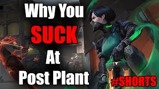 Why you SUCK at Post Plant  VALORANT shorts [upl. by Ahsimak]