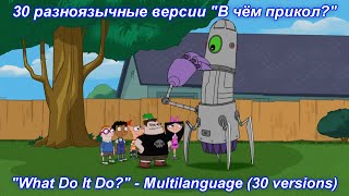 Phineas and Ferb  What Do It Do Multilanguage 30 versions [upl. by Anahsor]