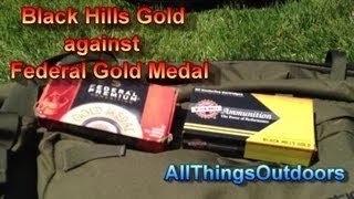 Shooting DPMS 308 Black Hills Gold AMax and Federal Gold Medal Match [upl. by Ielak688]