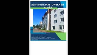 Apartament Piastowska 58 GDAŃSK [upl. by Engle]