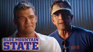 Coach Daniels Takes Thads Captainship Away  Blue Mountain State [upl. by Ybeloc731]