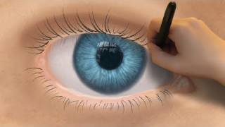 DRAW • Realistic eye with Photoshop [upl. by Nylrebma423]