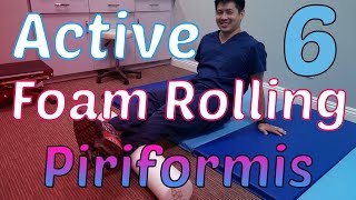 How To Foam Roll Glutes  Relieve Sciatica  Piriformis Syndrome  AFR Pt 6 [upl. by Lessard]