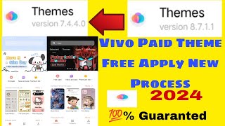 vivo paid theme free download 2024vivo font free apply [upl. by Eeliab]