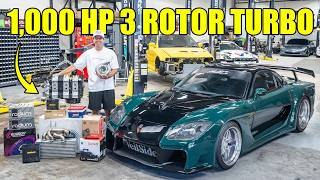 Building a 1000HP 3 Rotor Veilside RX7 Part 1 [upl. by Anelrad]