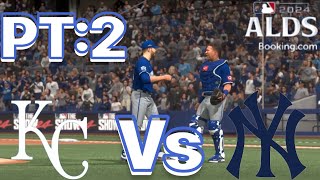 Royals Postseason Run PT2 Vs The Yankees In the ALDS MLB The Show 24 [upl. by Ahtaga732]