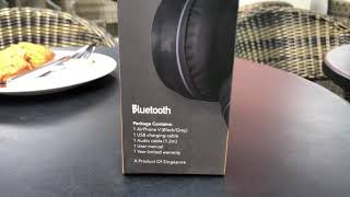 Review Singkat amp Unboxing Sonicgear Airphone V Headphone Bluetooth Murah [upl. by Marcelline]