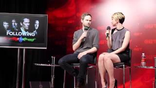 Shawn Ashmore amp Valorie Curry talk The Following [upl. by Shriver803]