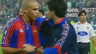 Ronaldo HATTRICK x Valencia 1996  English Comentary [upl. by Fagin]