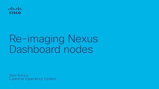 Reimaging Nexus Dashboard nodes [upl. by Cacka]