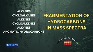 FRAGMENTATION PATTERN OF HYDROCARBONS [upl. by Sarena]