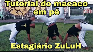 Capoeira Aprenda Macaco em pé é muito fácil desse jeito [upl. by Roy]