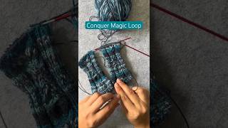 Toe Up Socks  Magic loop for 2 at a time shorts knittingtips [upl. by Brett]