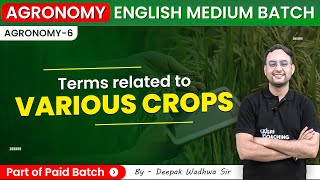 Agronomy6 I English I Terms Related to specific crops [upl. by Ryan281]