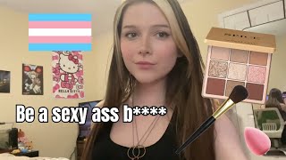 Makeup tutorial for trans women or anyone plus little makeup haul [upl. by Tihor]