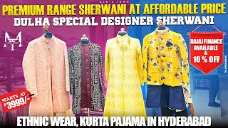 Premium Range Sherwani At Affordable Price In Hyd Ethic WearKurta Pajama In Hyderabad  Mens Town [upl. by Lynette376]