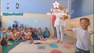 Teatro para as crianças com a Fada da Higiene Tema Higiene corporal infantil 2024 [upl. by Kcirad]