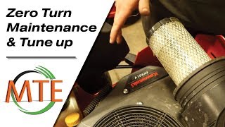 Zero Turn Engine Maintenance and Tuneup HowTo [upl. by Lepp]