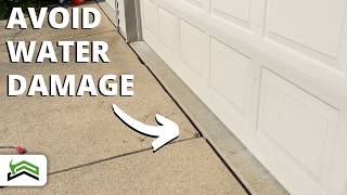 How To Fill A Gap Between Garage Floor And Concrete Driveway [upl. by Yennep164]