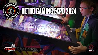 Stern Pinball at The Portland Retro Gaming Expo [upl. by Nnov]