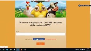 Get 15 sunstones in happy acres  الحصول على 15 ألماس في هابي اكرس [upl. by Pinter233]