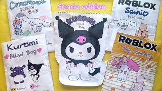 blind bag compilation 🎀 sanrio edition 🎀 ASMR opening [upl. by Addison]