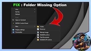 New quotFolderquot Option Missing in RightClick Menu on Windows 10 Here’s the Fix [upl. by Illac]