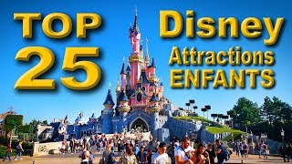 TOP 25 des Attractions Disneyland Paris à faire en Famille avec enfants Reportage de Ben Heine [upl. by Saoj]