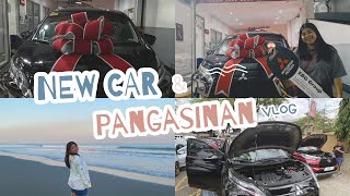 New Car  Pangasinan Vlog San Fabian Beach Summer Beach Place and Manaoag Church [upl. by Base12]