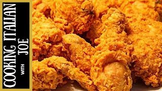 Worlds Best Fried Chicken  Cooking Italian with Joe [upl. by Ecyarg]