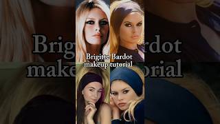 Brigitte Bardot inspired makeup tutorial ✨60smakeup 1960s brigittebardot hoodedeyesmakeup [upl. by Enileuqcaj858]