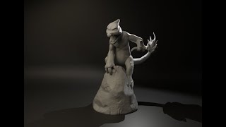 Charmeleon  Full Digital Sculpting Process [upl. by Ranzini916]