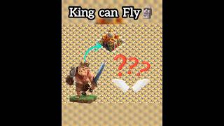 King can Fly clashofclans supercell shorts coc [upl. by Novaelc]