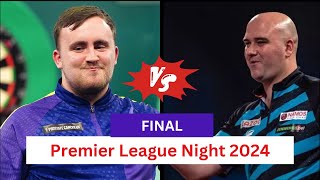 🎯LIVE Littler Luke vs Cross Rob FINAL Premier League Night 14 2024 Darts today score [upl. by Particia]