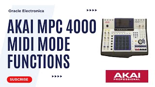 The Akai MPC 4000 And Why You Should Buy One PT 24  Midi Mode [upl. by Naitsirk951]