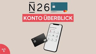 N26 Girokonto  Kurzübersicht der App [upl. by Chastain876]