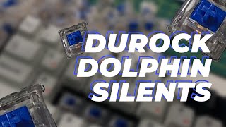 The Perfect Switch for Silent Office Typing  Durock Dolphin Sound Test on Keychron K6 [upl. by Eelymmij]